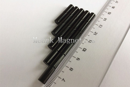 D6x13mm schwarze Neodym-Zylinder-Magnete