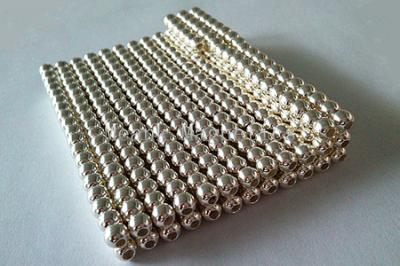 Dia-5mm Silberkugelmagnete mit Loch
