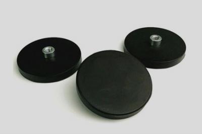 Gummibeschichtete Magnetbasis mit Innenschraube Stem