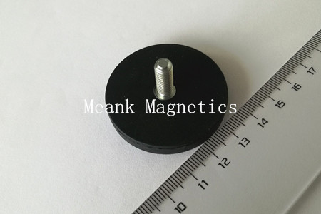 Neodym-Magnete mit Gummibeschichtung mit externer Gewinde